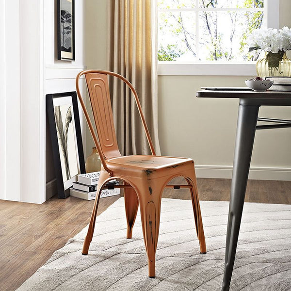 Promenade Side Chair in Orange