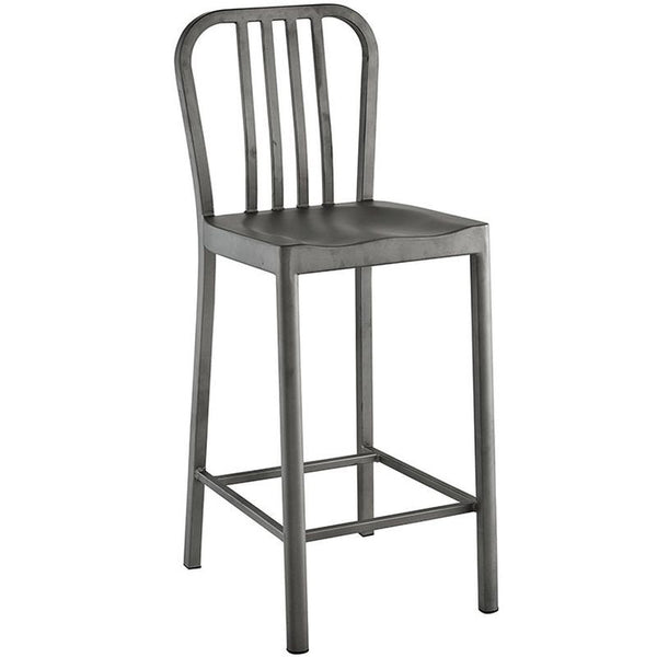 Clink Counter Stool in Silver