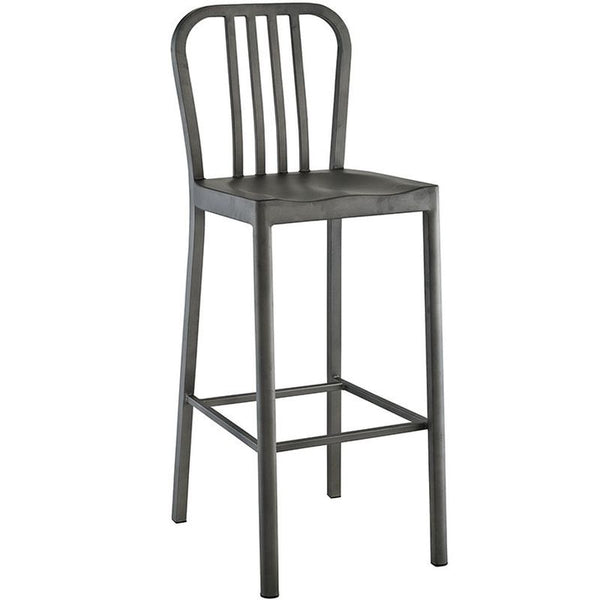 Clink Metal Bar Stool in Silver