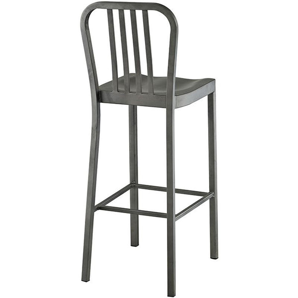 Clink Metal Bar Stool in Silver