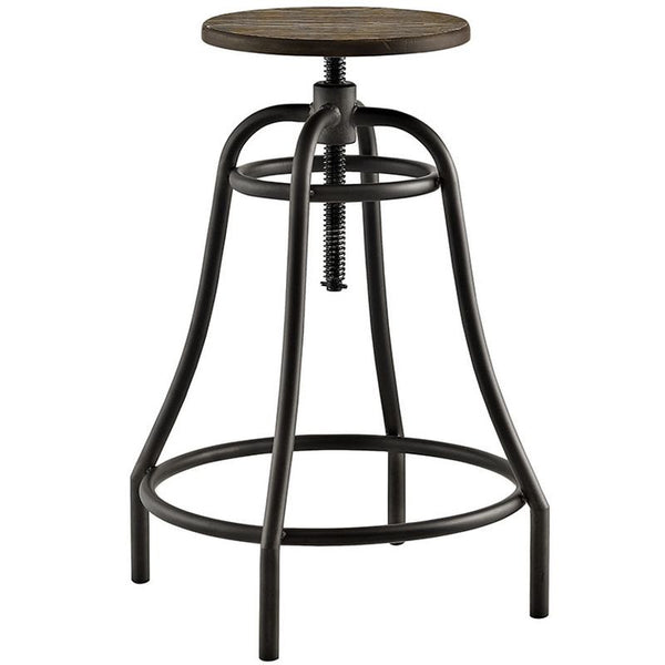 Toll Metal Bar Stool in Brown