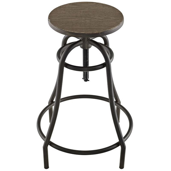 Toll Metal Bar Stool in Brown