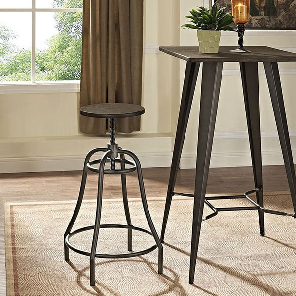 Toll Metal Bar Stool in Brown