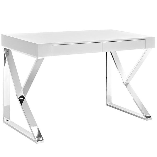 Adjacent Desk in White by Furniture and Things