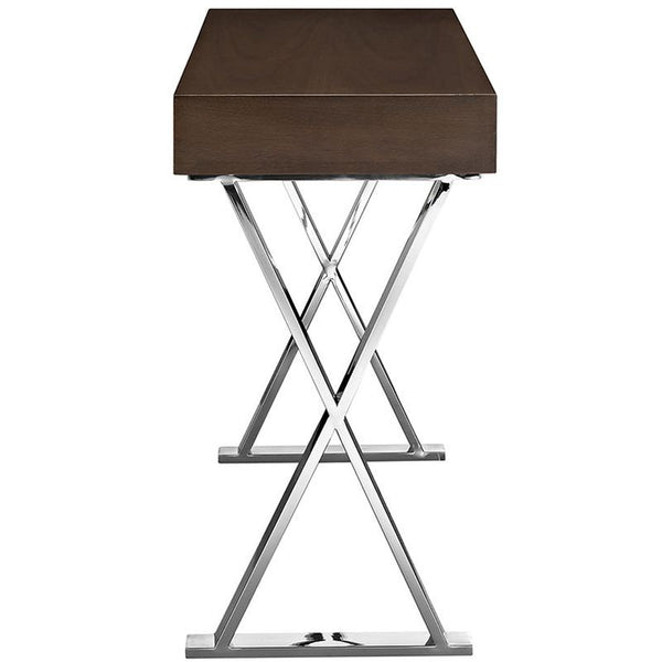 Sector Console Table in Brown