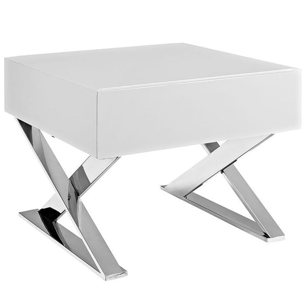 Sector Nightstand in White