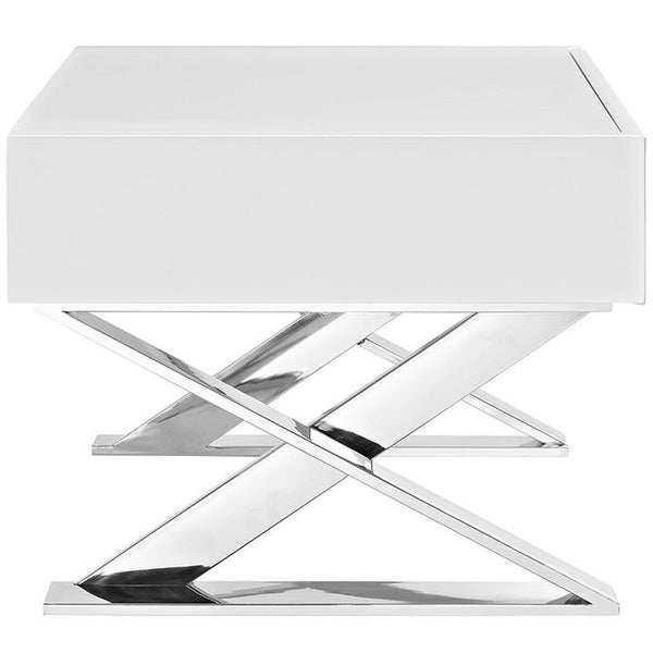 Sector Nightstand in White