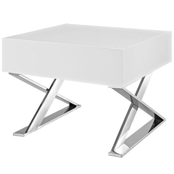 Sector Nightstand in White