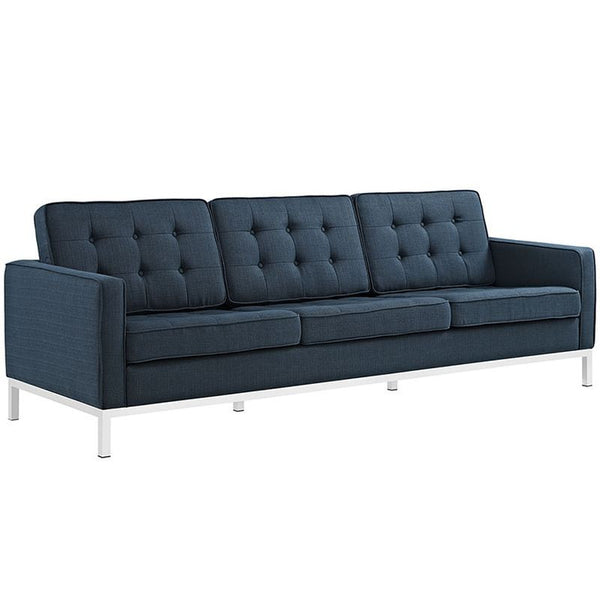 Loft Fabric Sofa in Azure