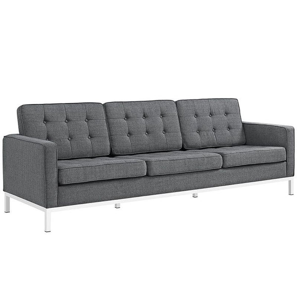 Loft Fabric Sofa in Gray