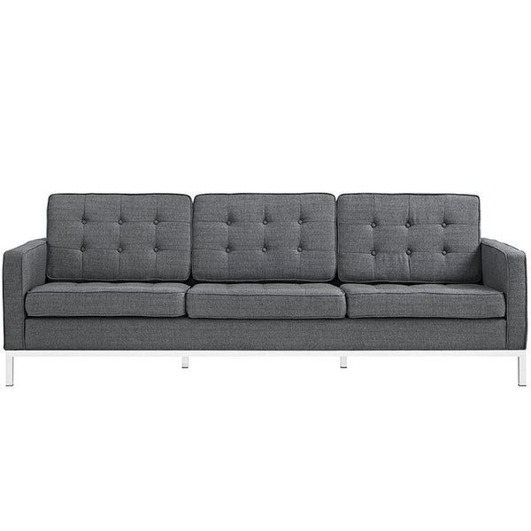 Loft Fabric Sofa in Gray