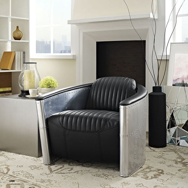 Visibility Lounge Chair in Black