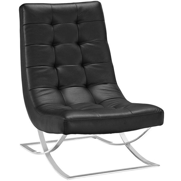 Slope Lounge Chair in Black