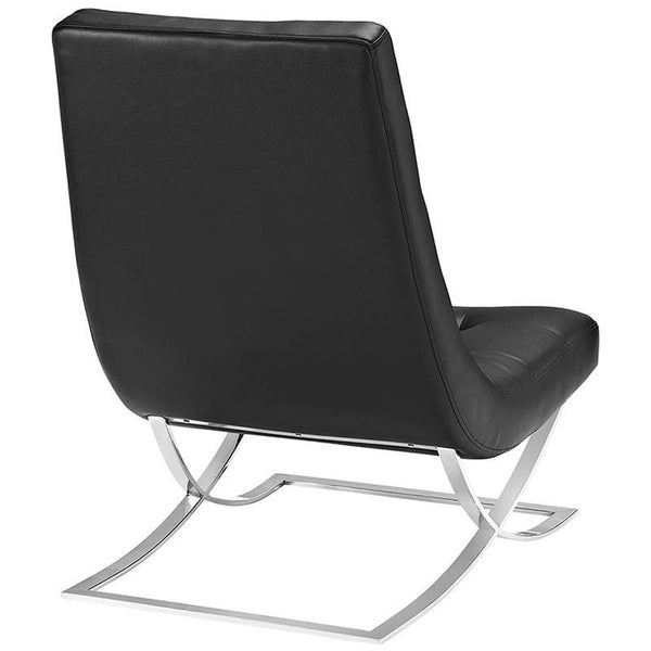 Slope Lounge Chair in Black