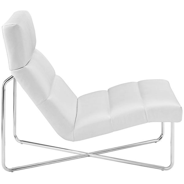Reach Lounge Chair in White