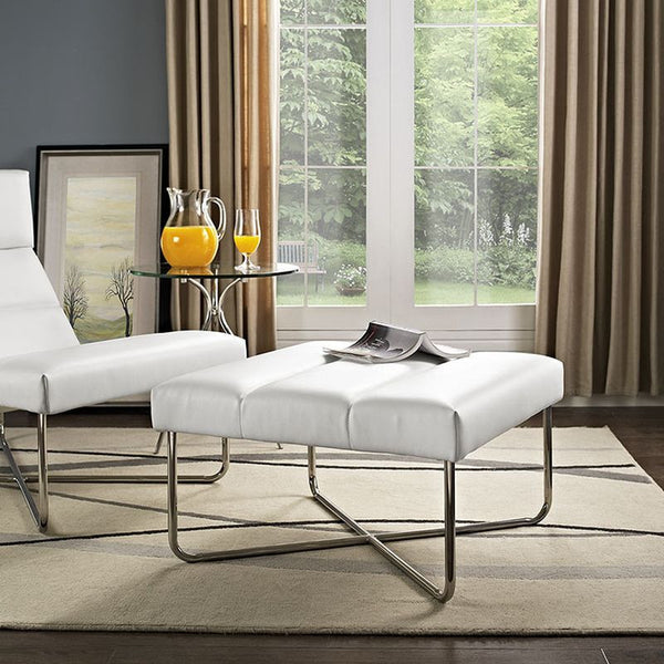 Reach Ottoman in White