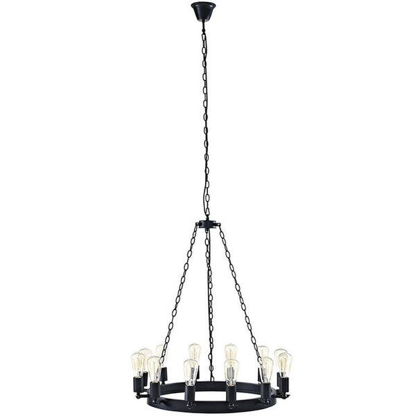 Teleport 29" Chandelier in Brown