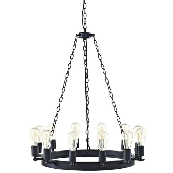 Teleport 29" Chandelier in Brown