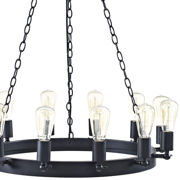 Teleport 29" Chandelier in Brown