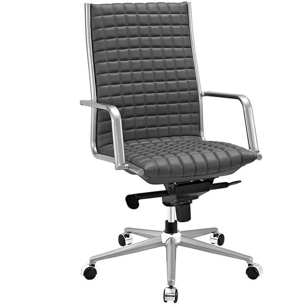 Pattern Highback Office Chair in Gray