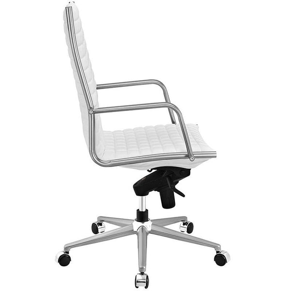 Pattern Highback Office Chair in White