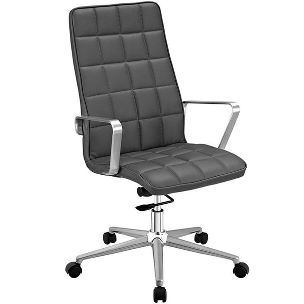 Tile Highback Office Chair in Gray