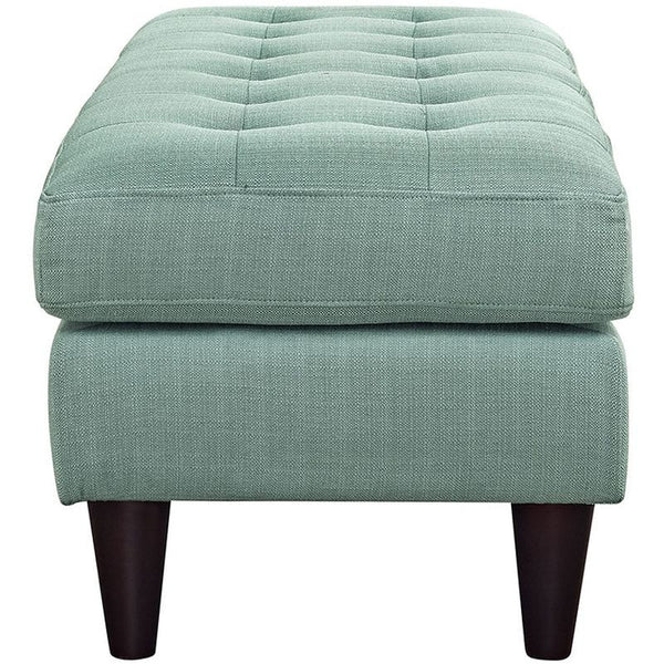 Empress Fabric Bench in Laguna