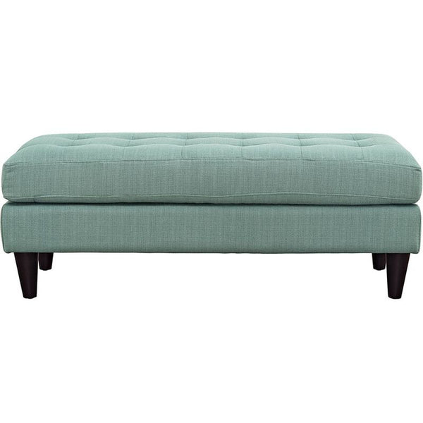 Empress Fabric Bench in Laguna