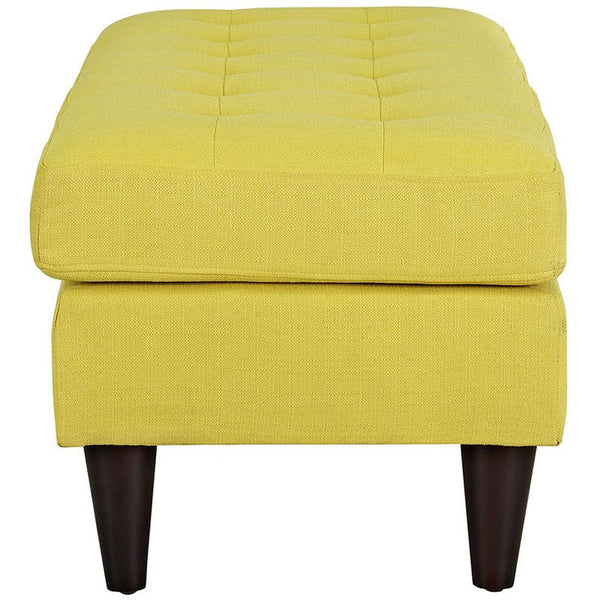 Empress Fabric Bench in Sunny