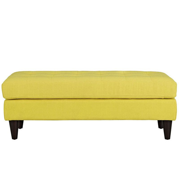 Empress Fabric Bench in Sunny