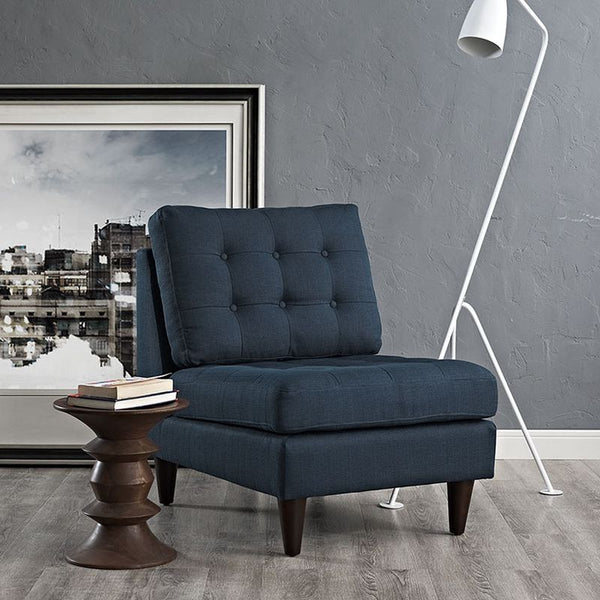 Empress Lounge Chair in Azure