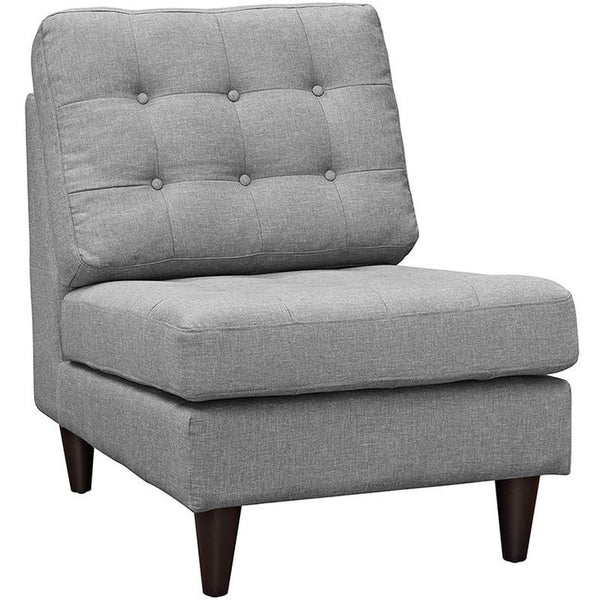 Empress Lounge Chair in Light Gray