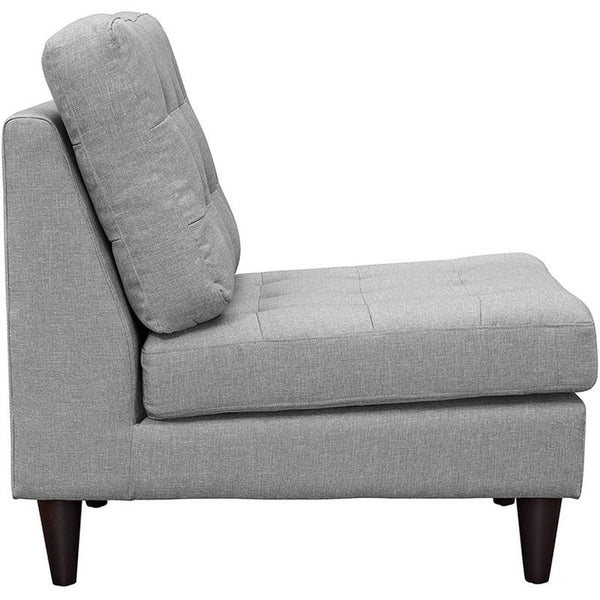 Empress Lounge Chair in Light Gray