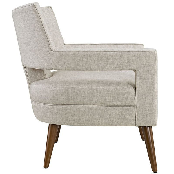Sheer Fabric Armchair in Sand