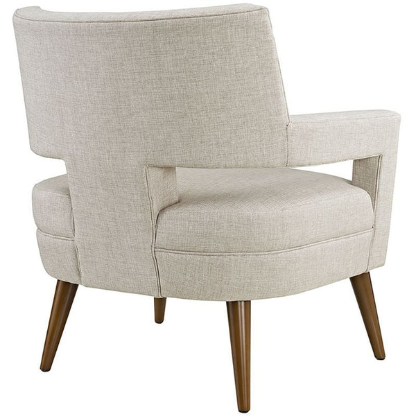 Sheer Fabric Armchair in Sand
