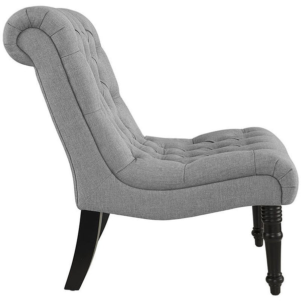 Navigate Fabric Lounge Chair in Light Gray