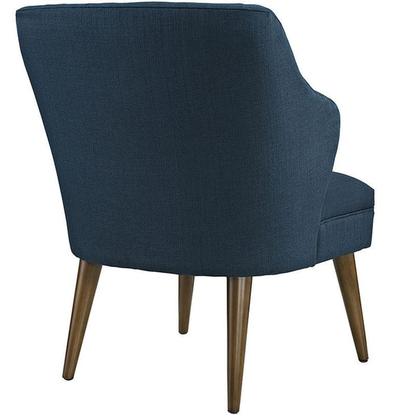 Swell Fabric Armchair in Azure by Furniture and Things