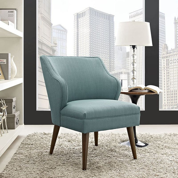 Swell Fabric Armchair in Laguna by Furniture and Things