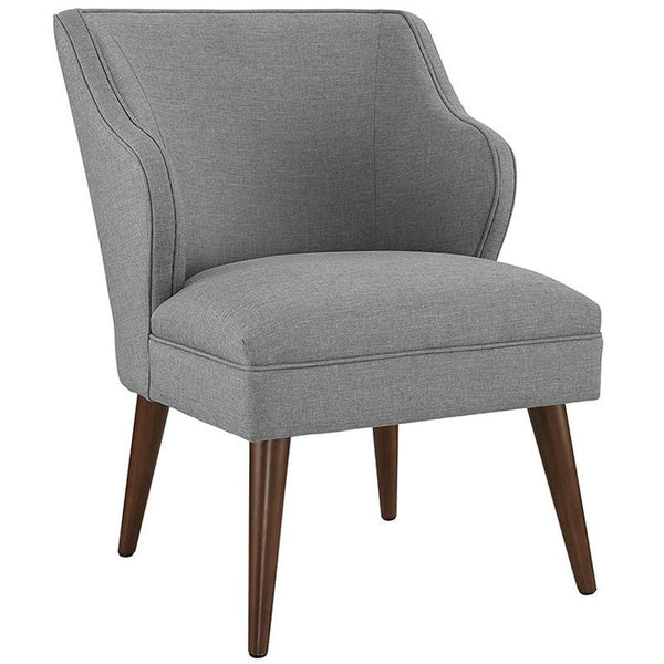 Swell Fabric Armchair in Light Gray by Furniture and Things
