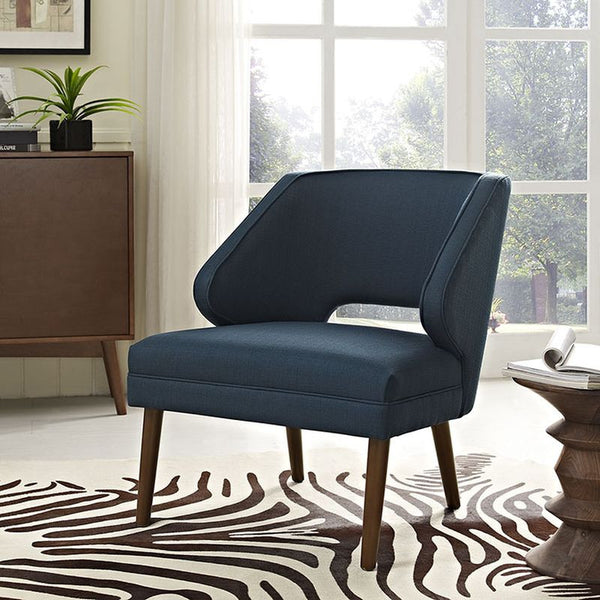 Dock Fabric Armchair in Azure