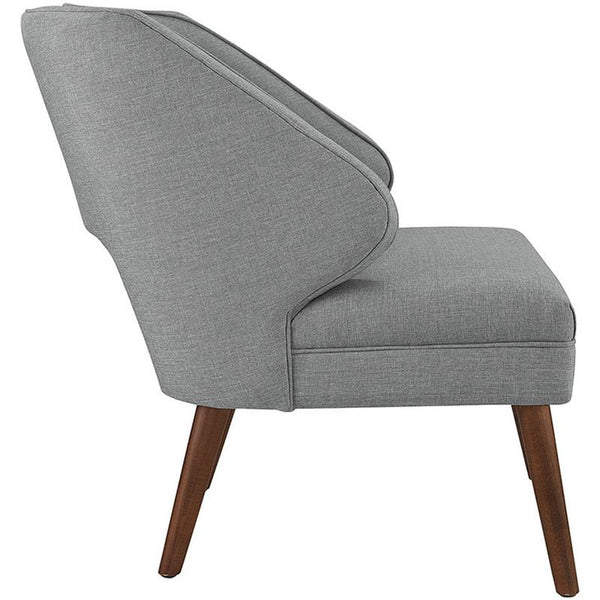 Dock Fabric Armchair in Light Gray