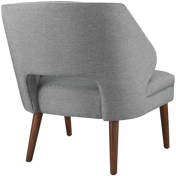 Dock Fabric Armchair in Light Gray