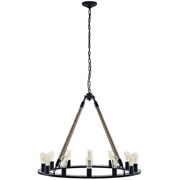 Encircle Chandelier in Brown