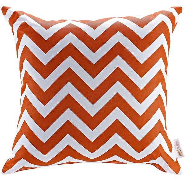 Modway Outdoor Patio Pillow in Chevron