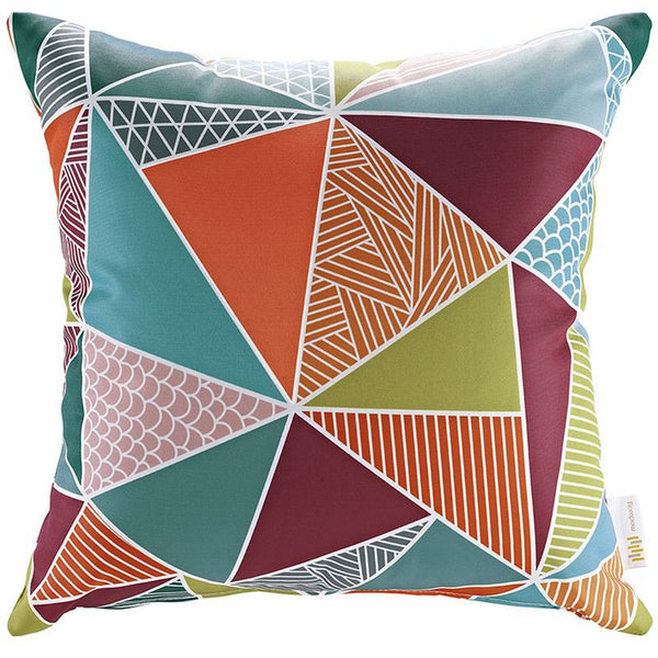 Modway Outdoor Patio Pillow in Mosaic