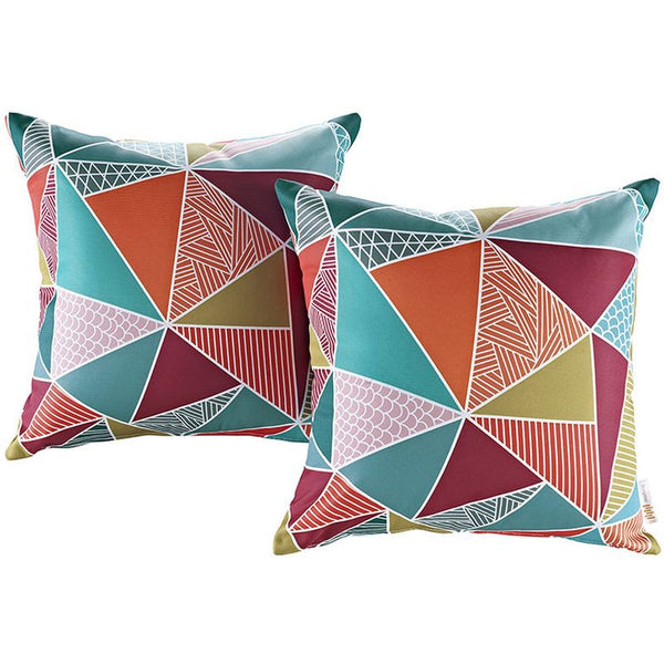 Modway Outdoor Patio Pillow in Mosaic