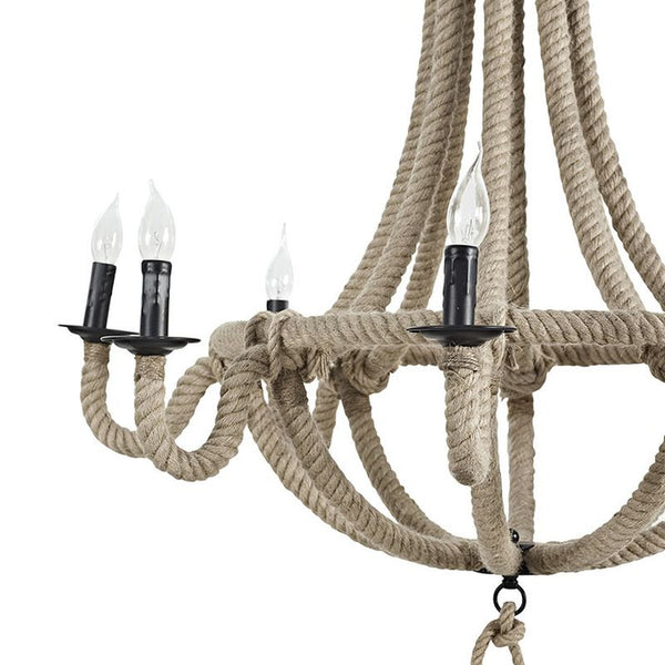 Coronet Chandelier in Brown