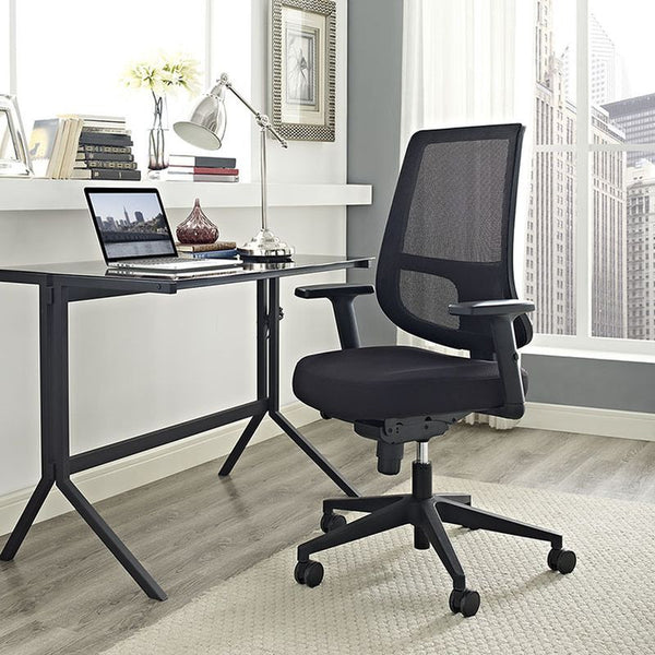 Pump Office Chair in Black