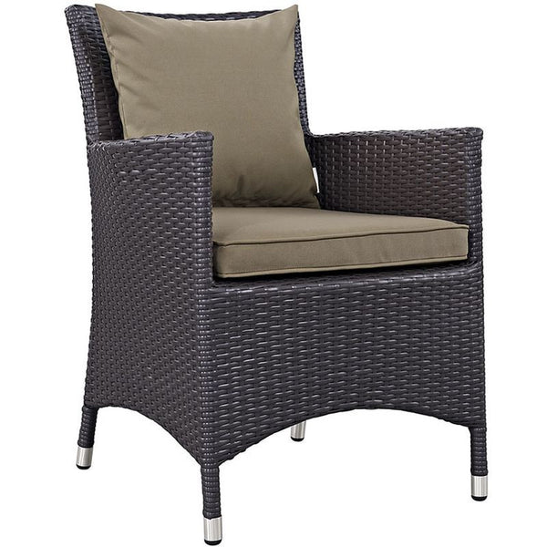 Convene 11 Piece Outdoor Patio Dining Set in Espresso Mocha