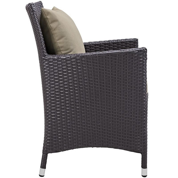 Convene 11 Piece Outdoor Patio Dining Set in Espresso Mocha